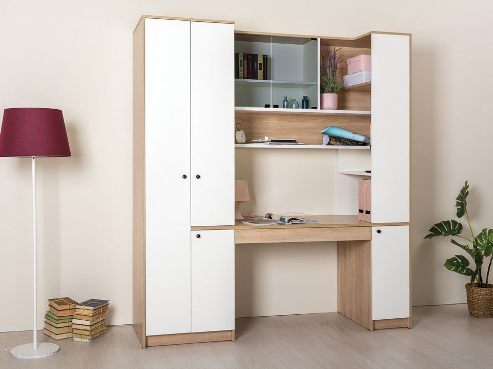 Компьютерный стол с системой хранения Микс 12.92