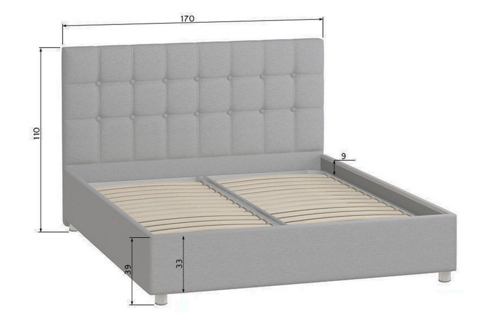 Двуспальная кровать Кровать Тиволи