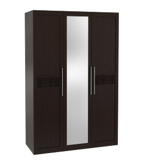 Распашной шкаф с зеркалом Парма