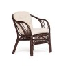 Комплект плетеной мебели Комплект " NEW BOGOTA " ( диван + 2 кресла + стол со стеклом )