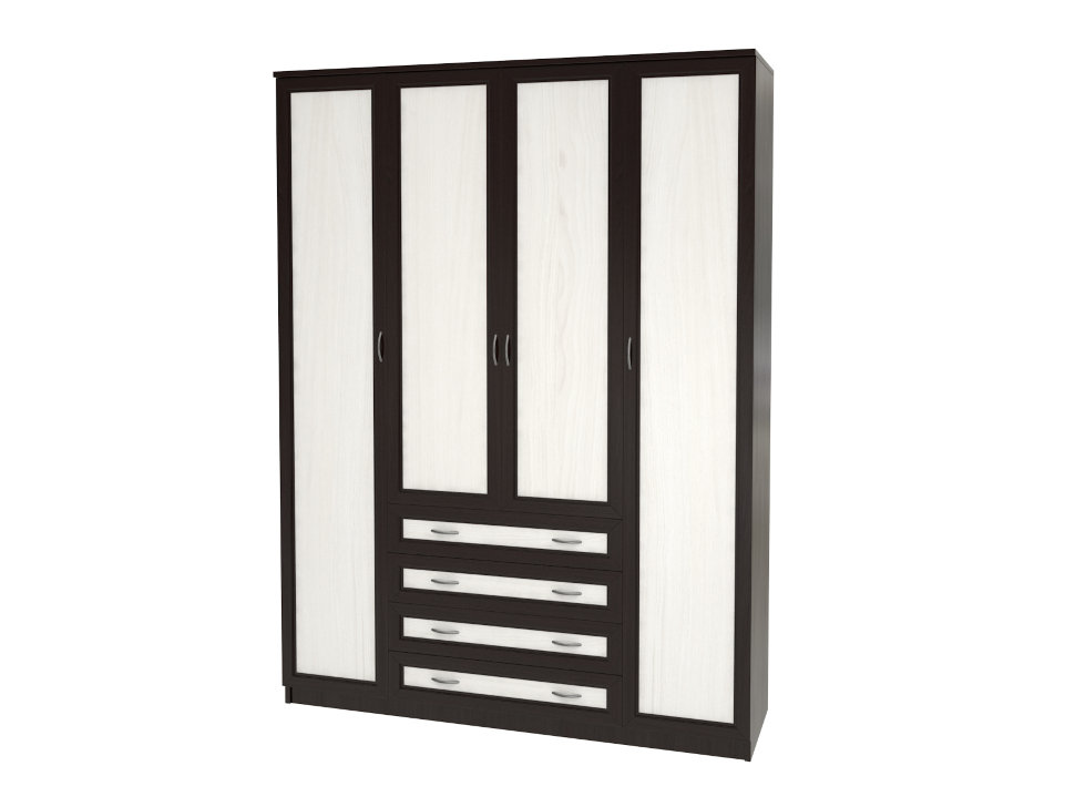 Распашной шкаф с ящиками Мерлен