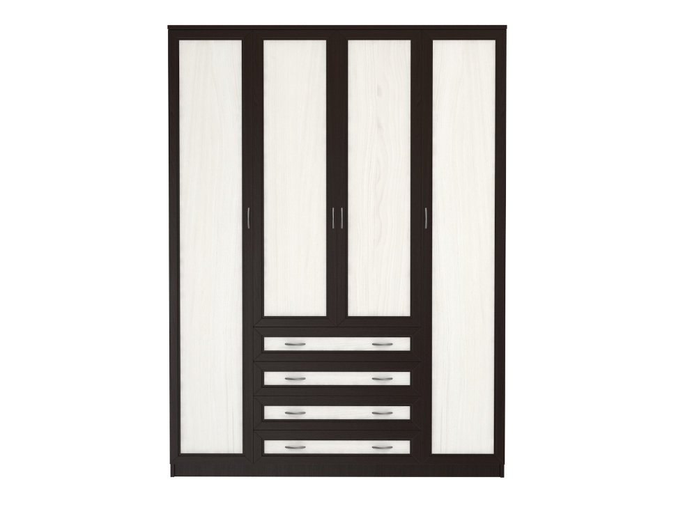 Распашной шкаф с ящиками Мерлен