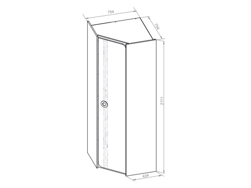 Детский шкаф Мегаполис