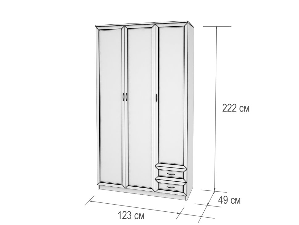 Шкаф для одежды Мерлен 113