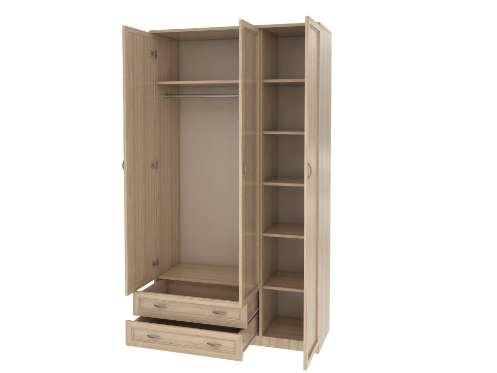 Шкаф для одежды с ящиками Мерлен