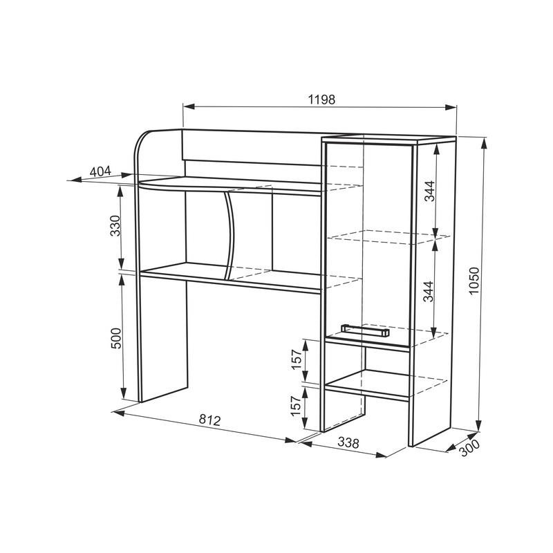 Компьютерный стол Лайт