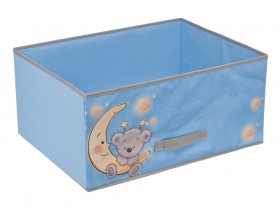 Короб для хранения &quot;Мишка&quot;,  Д540 Ш400 В250, голубой