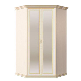 Угловой шкаф с зеркальными створками Шкаф угловой без пеналов Венето / с зеркалами