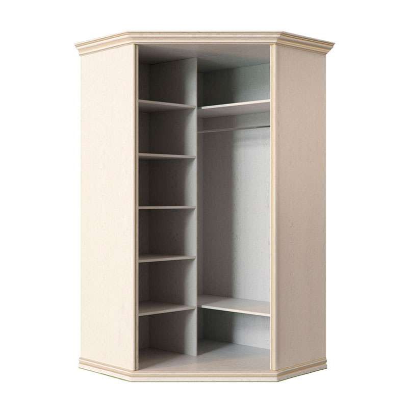 Угловой шкаф с зеркальными створками Шкаф угловой без пеналов Венето / с зеркалами