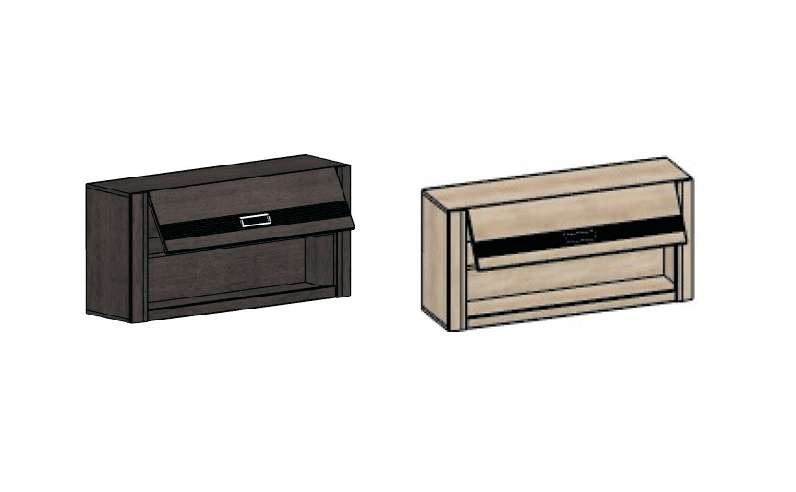 Шкаф навесной Магнолия ГМ-13 шкаф-полка навесной